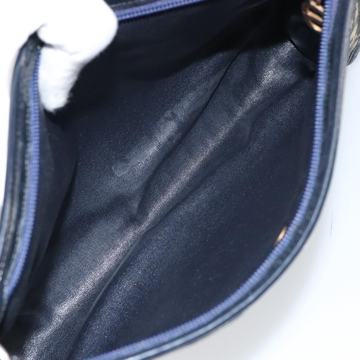 Christian Dior Vintage Trotter Shoulder Bag Canvas