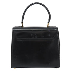 Celine Vintage Convertible Turnlock Top Handle Bag Leather