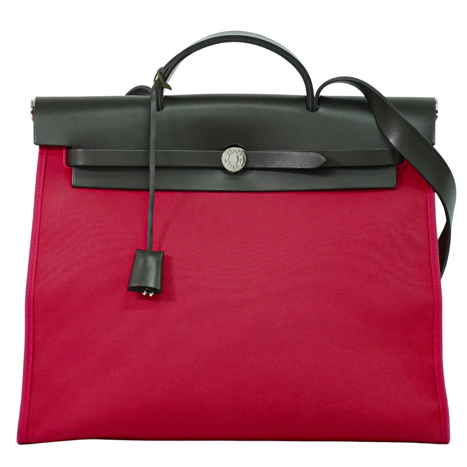 Hermes Herbag Zip Toile and Leather