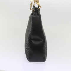 Bally Vintage Chain Shoulder Bag Quilted Leather