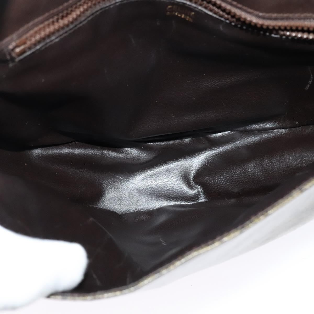 Celine C Sulky Shoulder bag Canvas and Leather