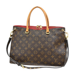 Louis Vuitton Pallas Tote Monogram Canvas with Leather