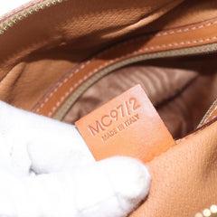 Celine Vintage Macadam Handbag Canvas and Leather