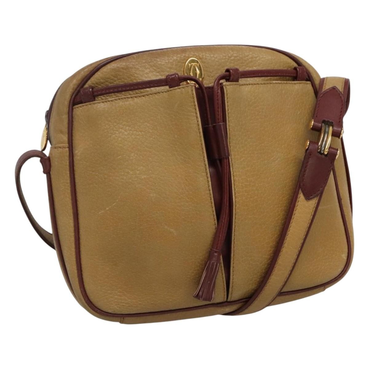 cartier Tasseled Must de Cartier Crossbody Bag Leather