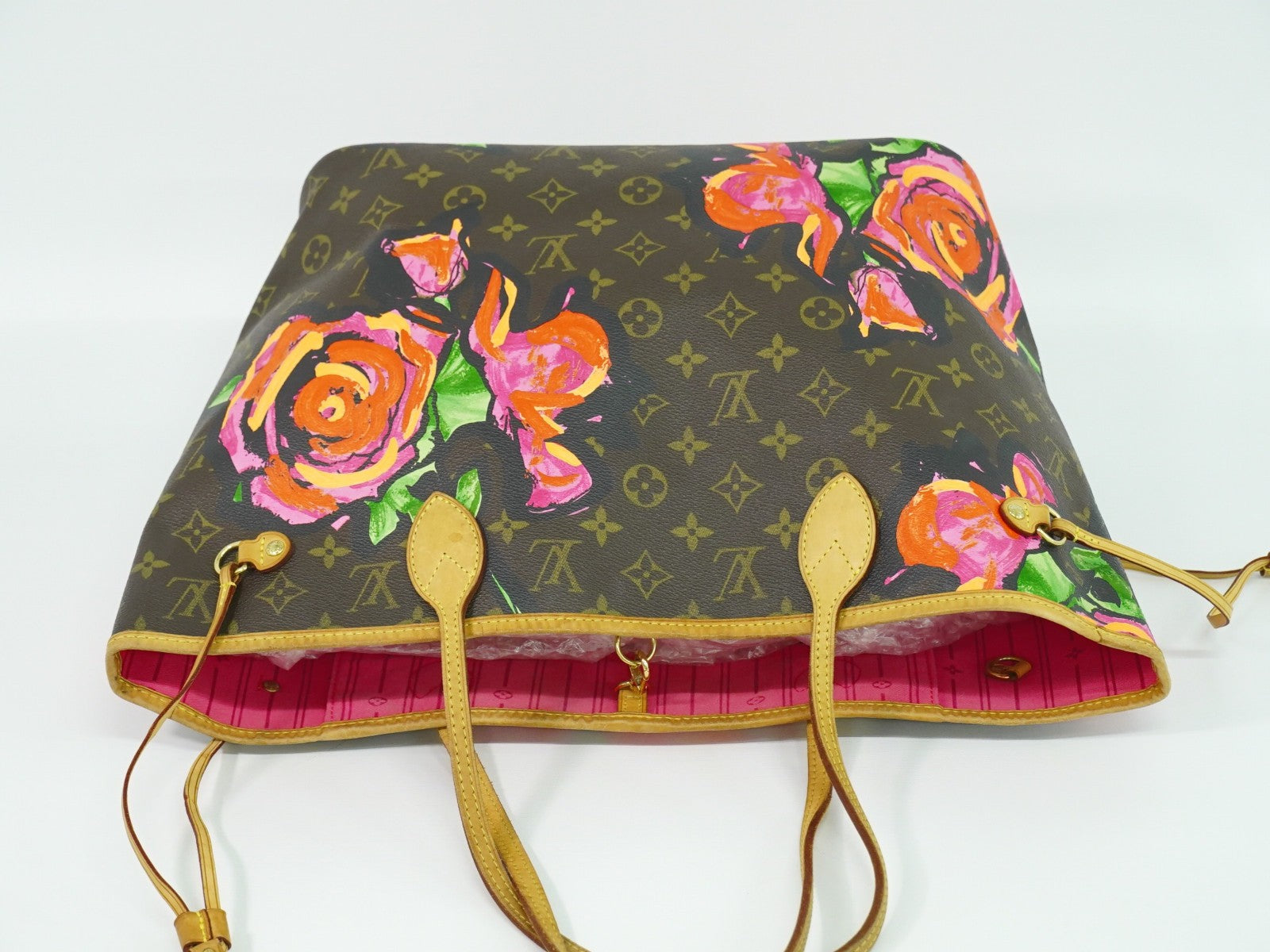 Louis Vuitton Neverfull Tote Limited Edition Monogram Roses