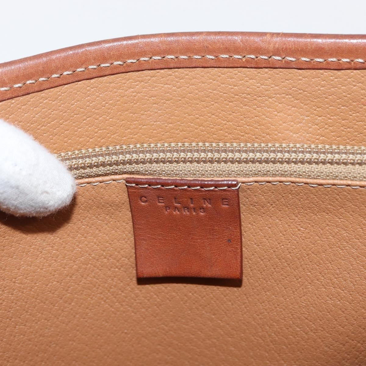 Celine Vintage Macadam Tote bag Canvas and Leather