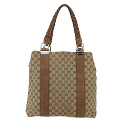 Gucci Bamboo Bar Tote GG Canvas