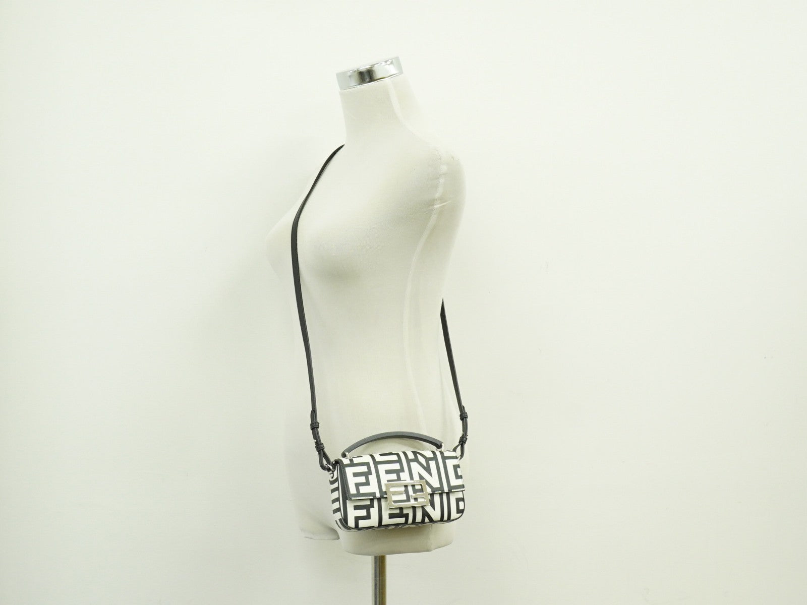 Fendi x Marc Jacobs Baguette NM Bag Printed Leather