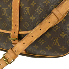 Louis Vuitton Saumur Handbag Monogram Canvas