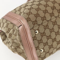 Gucci Bella Tote GG Canvas with Leather