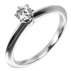 Tiffany & Co. Tiffany Setting Solitaire Ring Platinum with RBC Diamond I/VS1