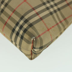 Burberry Nova Check Chain Satchel Leather