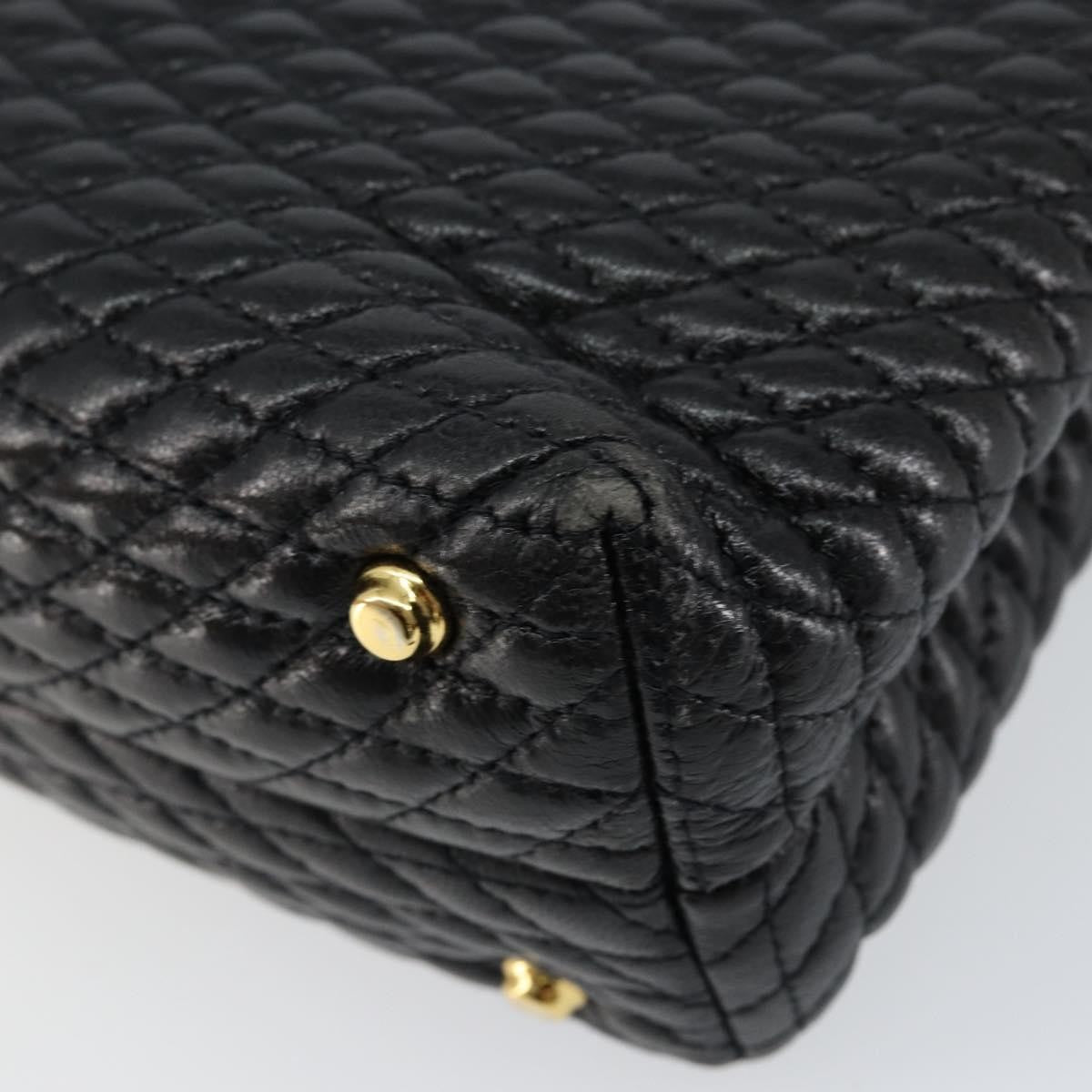 Bally Vintage Handbag Quilted Leather