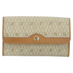 Christian Dior Vintage Honeycomb chain Canvas