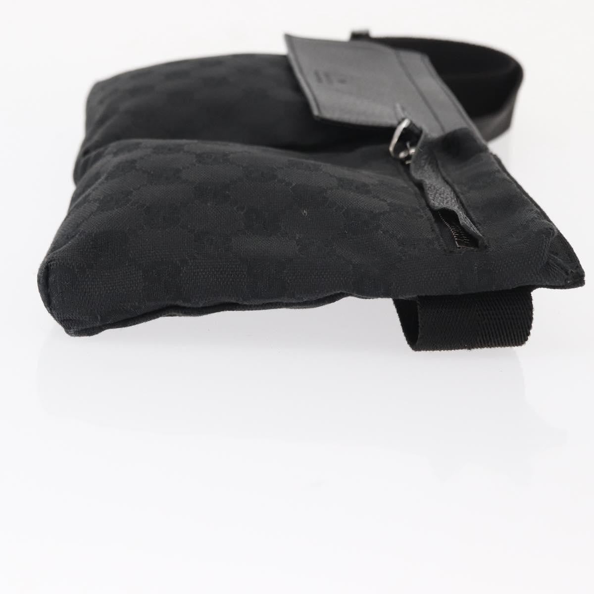 Gucci Vintage Double Belt Bag GG Canvas with Leather