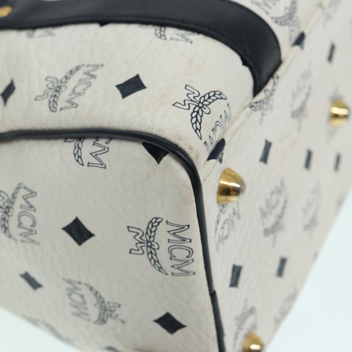 MCM Visetos logogramme Handbag Canvas and Leather