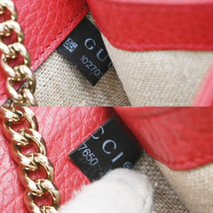 Gucci Interlocking Shoulder Bag Leather