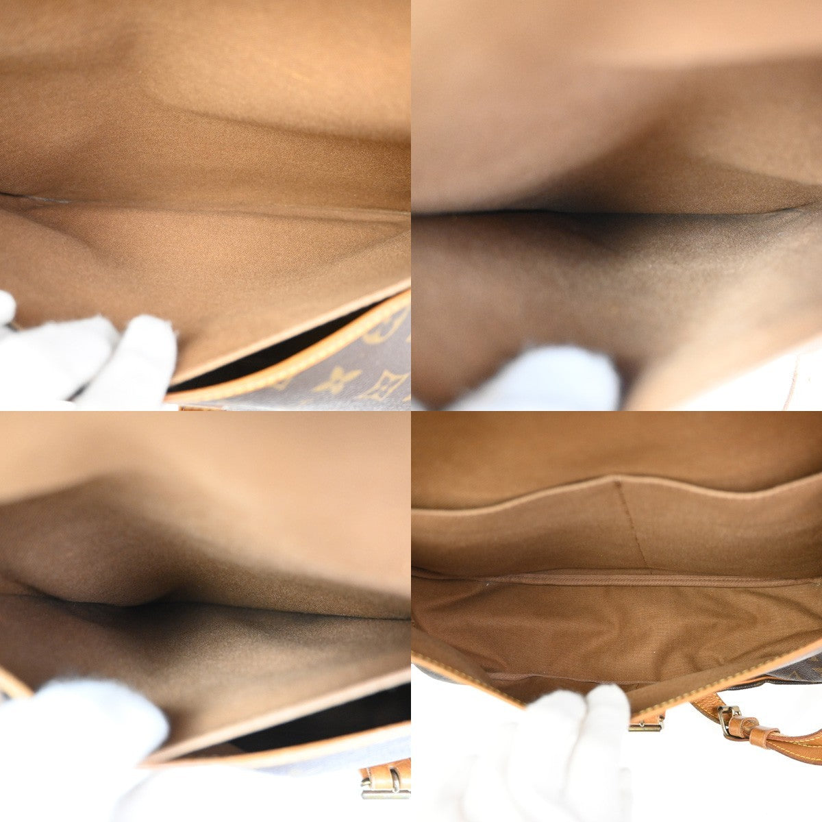 Louis Vuitton Saumur Handbag Monogram Canvas