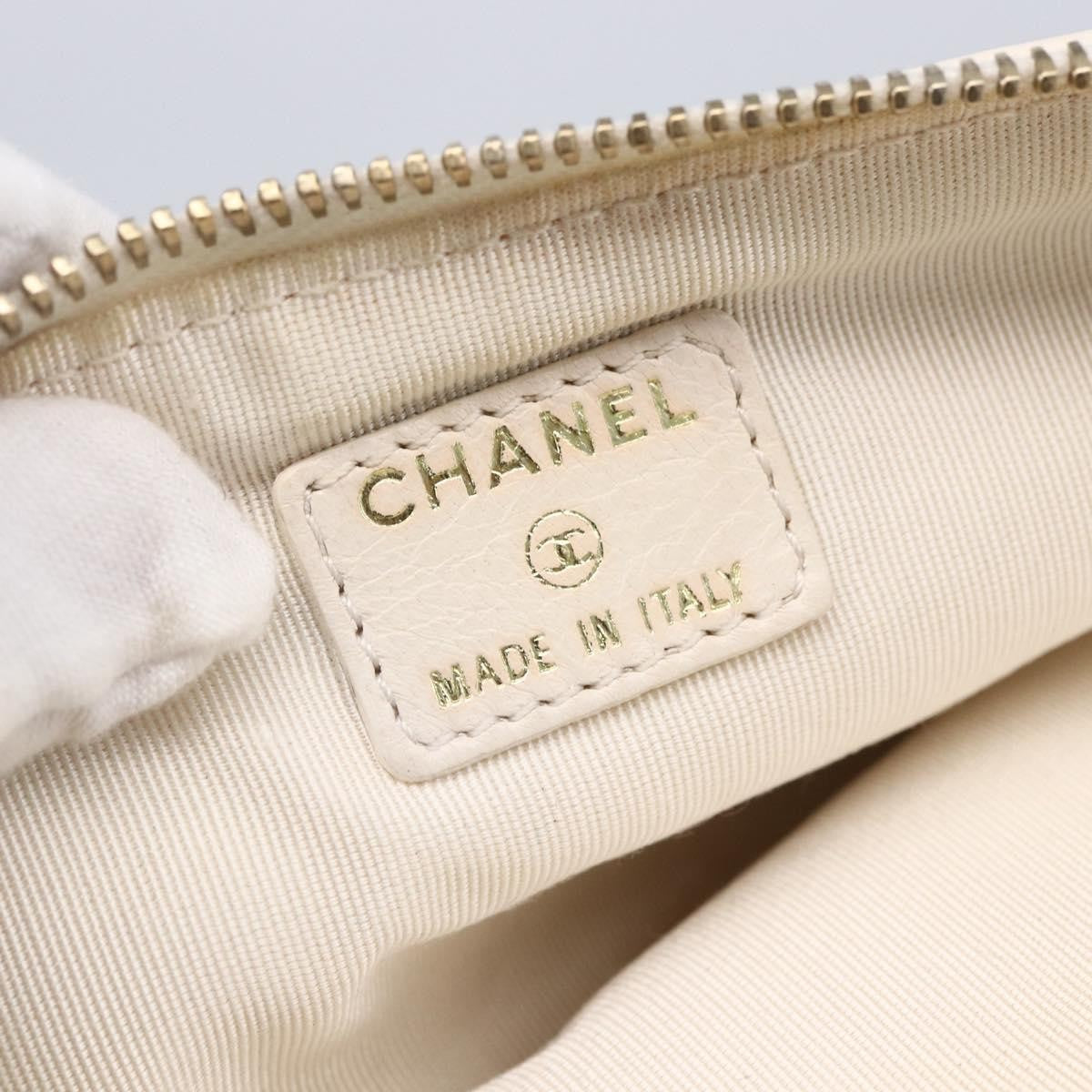 Chanel Camellia Clutch Bag Leather