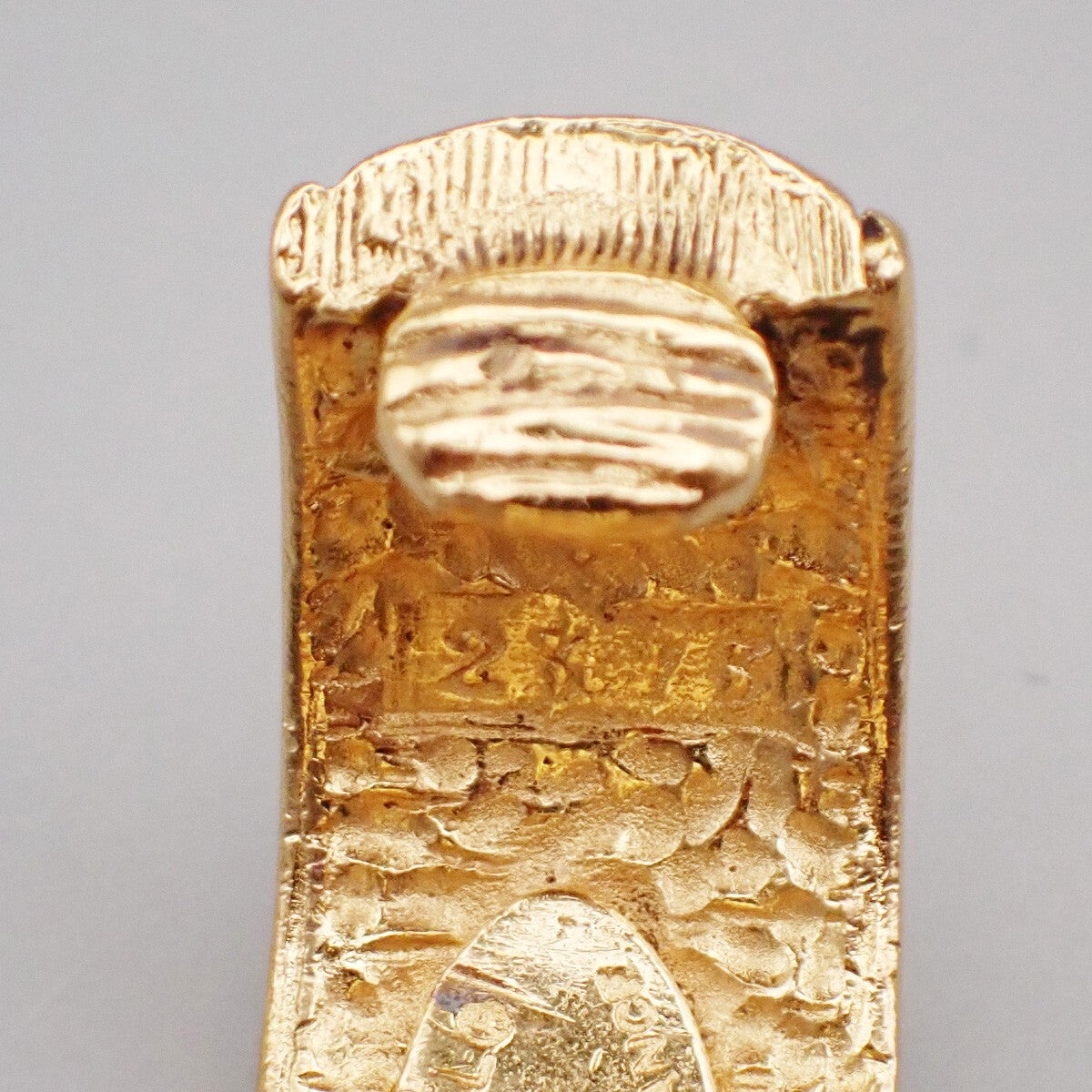 Chanel Vintage CC Round Drop Clip-On Earrings Metal