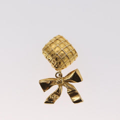 Chanel Ribbon Earring Metal