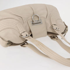 Salvatore Ferragamo Gancini Shoulder Bag Leather