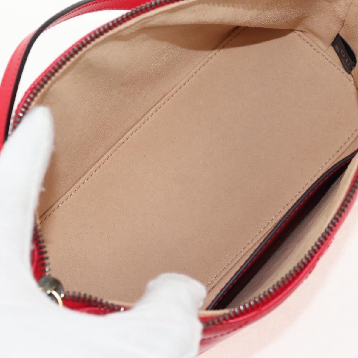 Gucci GG Marmont Pochette Shoulder Bag Matelasse Leather