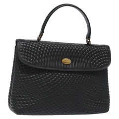 Bally Vintage Handbag Quilted Leather