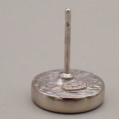 Chanel Vintage Round CC Clip-On Earrings Metal