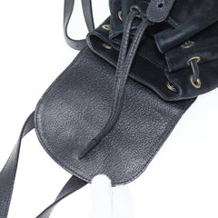 Gucci Vintage Bamboo Backpack Suede