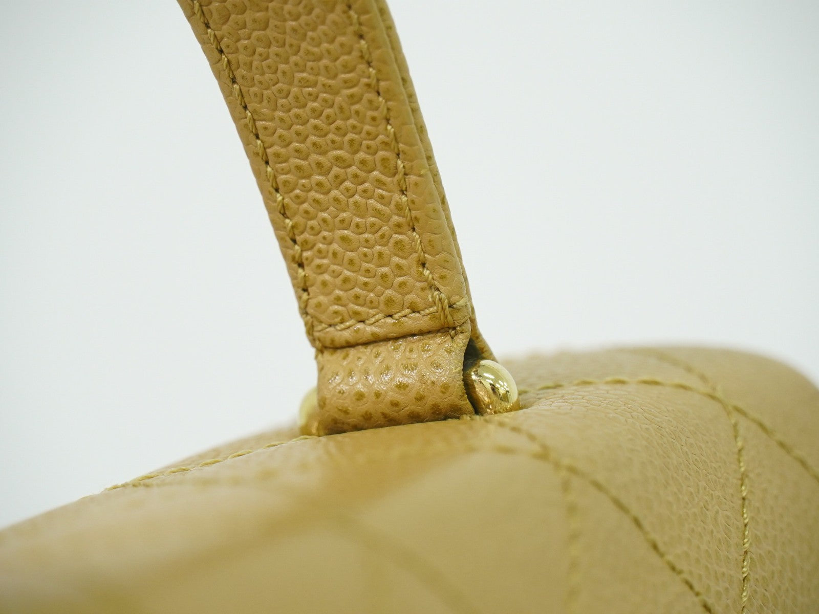 Chanel Coco Top Handle Bag Quilted Caviar