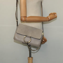 Chloe Faye Shoulder Bag Leather and Suede