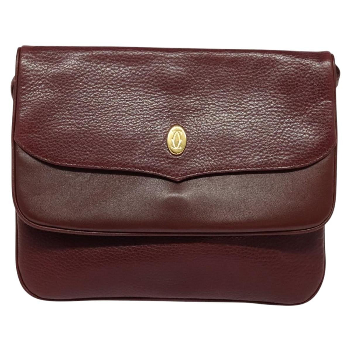 cartier Must de Cartier Shoulder Bag Leather
