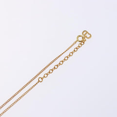 Christian Dior CD Pendant Necklace Gold-plated