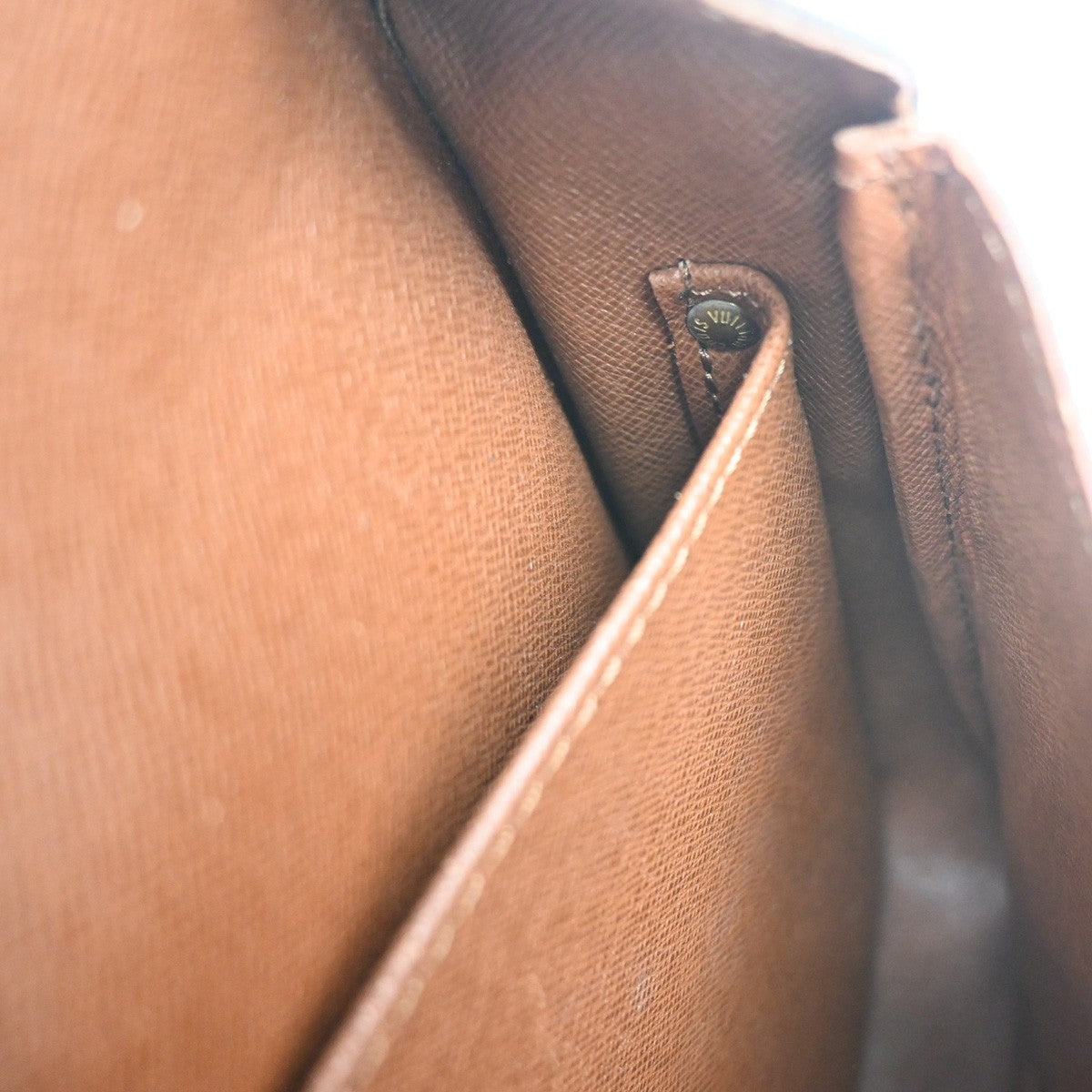 Louis Vuitton Cartouchiere Handbag Monogram Canvas