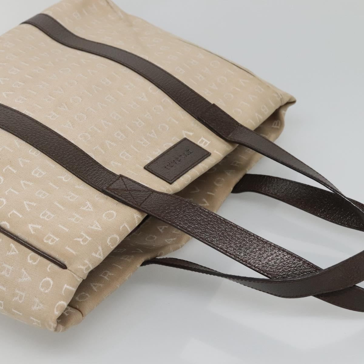 Bvlgari B.Zero1 Logomania Bag Canvas with Leather