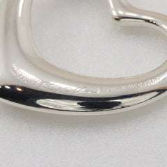 Tiffany & Co. Elsa Peretti Open Heart Pendant Necklace Sterling Silver