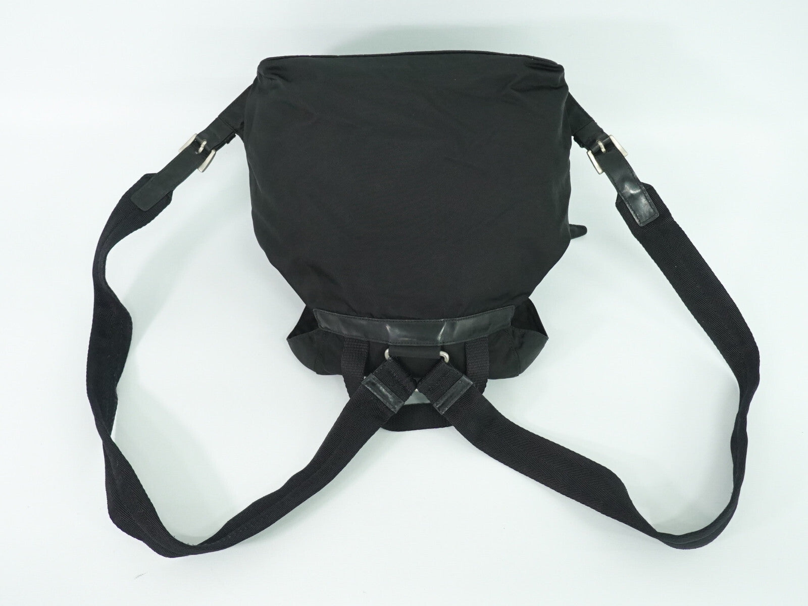 Prada Double Front Pocket Backpack Tessuto