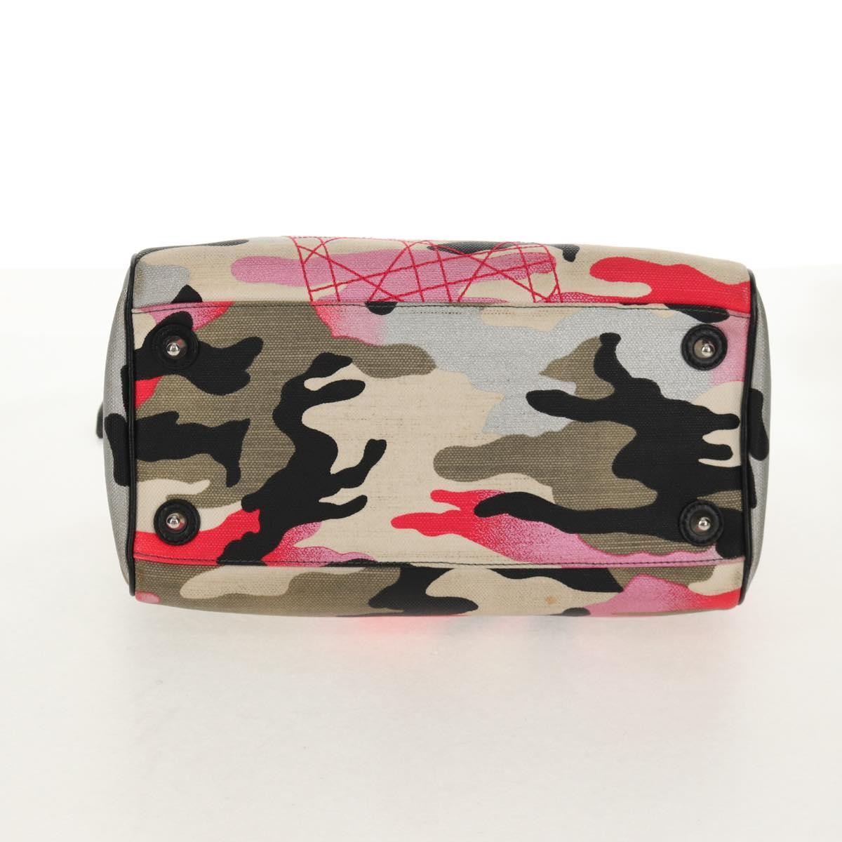 Christian Dior Polochon Satchel Limited Edition Anselm Reyle Camouflage Canvas