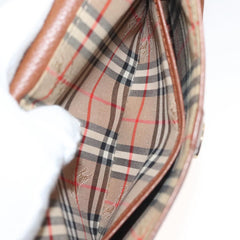 Burberry Flap Shoulder Bag Leather