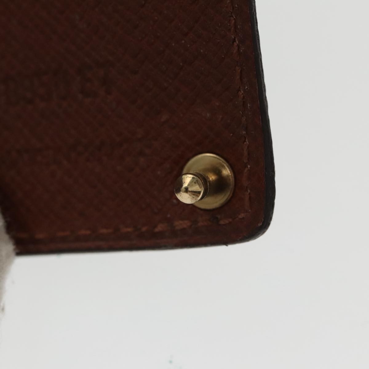 Louis Vuitton Porte Cartes Pression Card Case Monogram Canvas