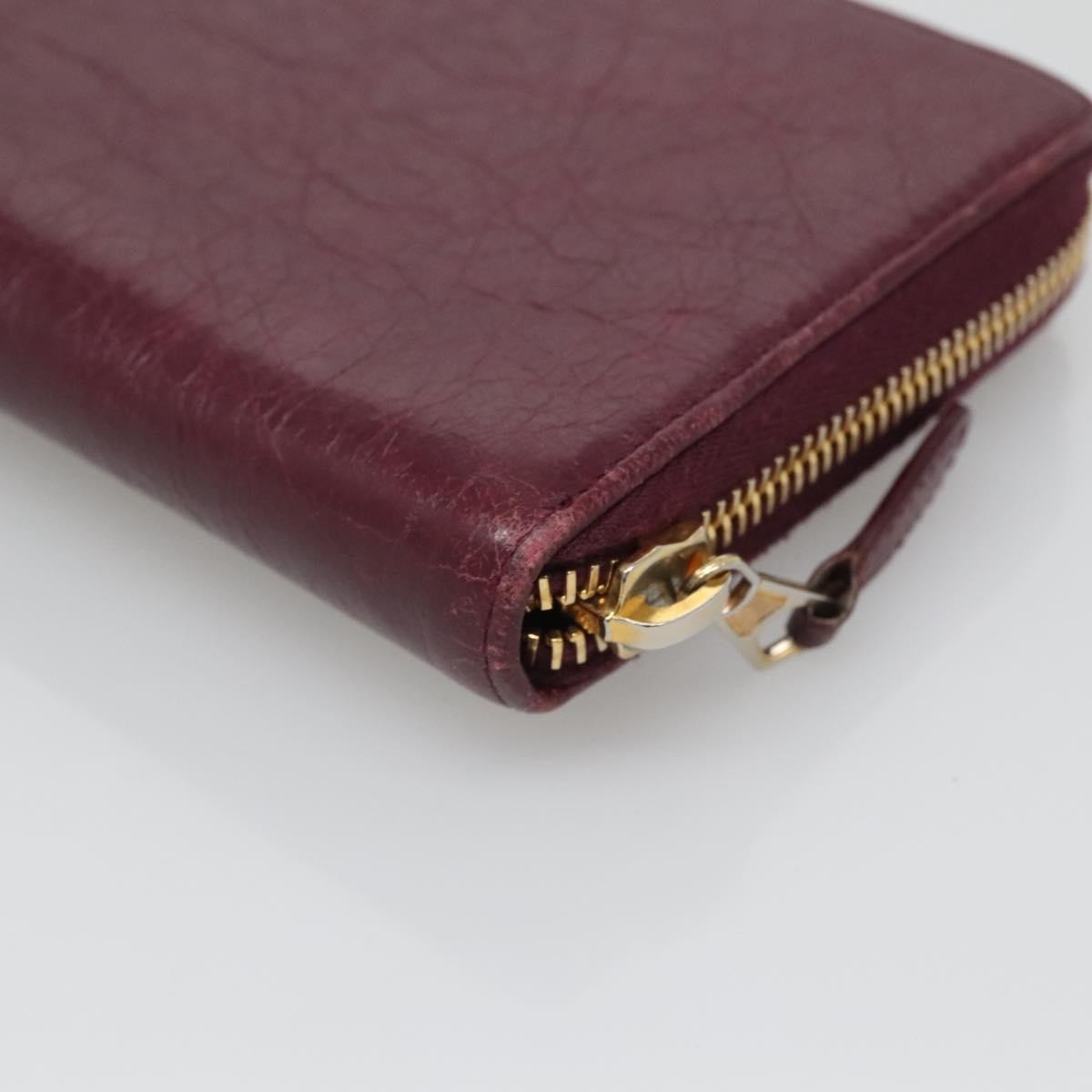 Balenciaga Classic Continental Zip Around Wallet Leather