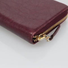 Balenciaga Classic Continental Zip Around Wallet Leather