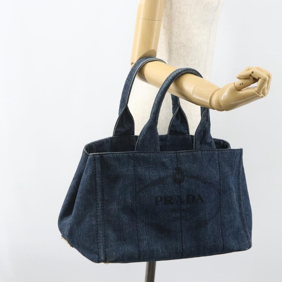 Prada Canapa Tote Denim