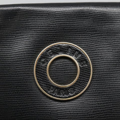 Celine Circle Logo Handbag Leather
