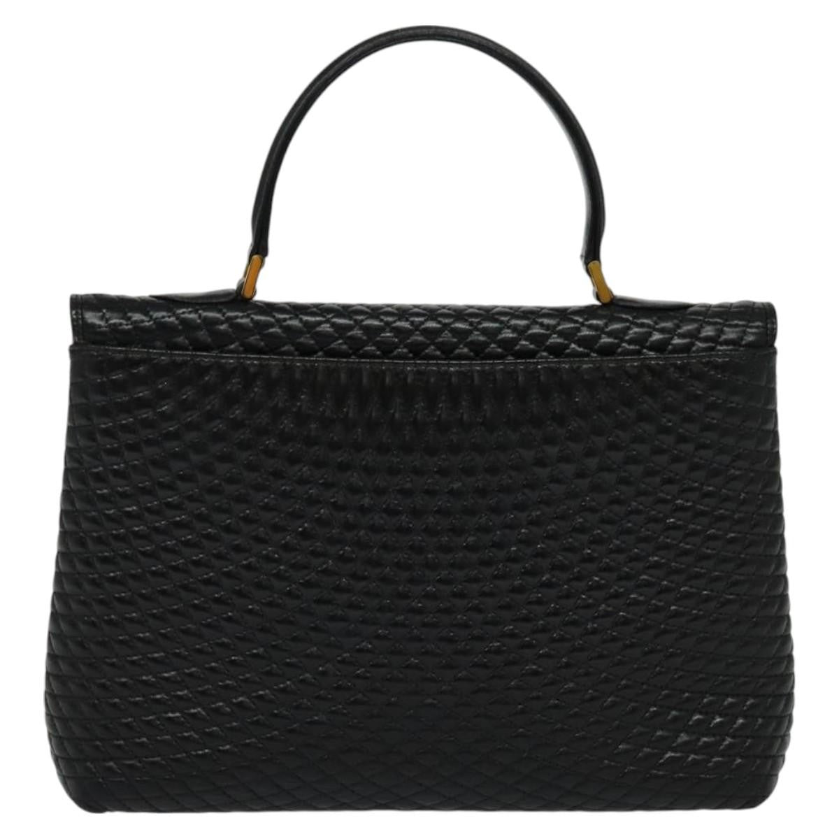 Bally Vintage Handbag Quilted Leather