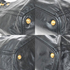 Prada Front Pocket Convertible Tote Leather