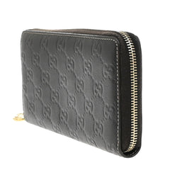 Gucci Icon Zip Around Wallet Guccissima Leather