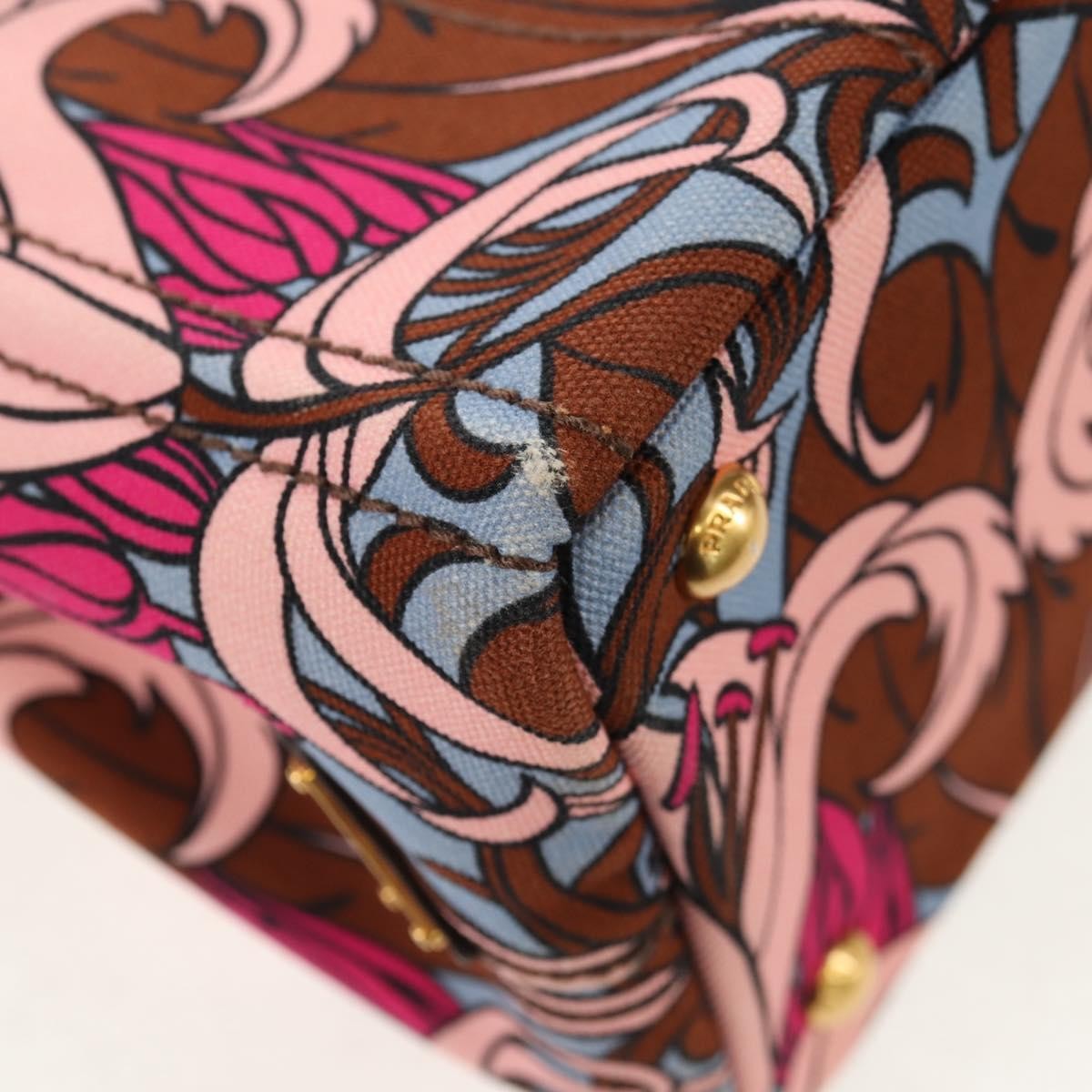 Prada Canapa Open Tote Canvas