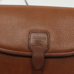 Burberry Flap Shoulder Bag Leather